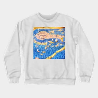 16th century map of Venice (E056/0108) Crewneck Sweatshirt